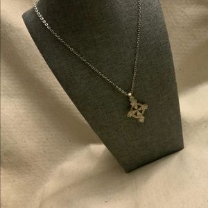 Authentic Ethiopian Handmade Cross on Stainless Steel Chain Necklace * FREE S/H